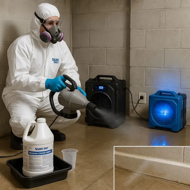 Sanitization and Odor Removal process in Allen County, OH